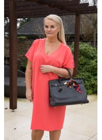 My Little Curvy Love Kjole Med Sten My Little Curvy Love Kjole Med Sten