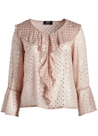 Zoey Bluse Med Flæser Zoey Bluse Med Flæser