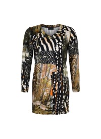 Q´neel Bluse i army farver Q´neel Bluse i army farver
