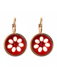 Urban Hippies Red Daisy Dots