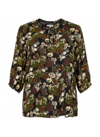 Gozzip Bluse i smukke efterårsfarver Gozzip Bluse i smukke efterårsfarver