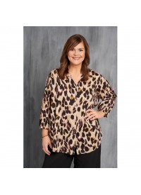 Gozzip Blouse Dusty Rose Printet Gozzip Blouse Dusty Rose Printet