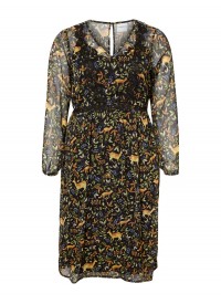 Junarose JRALKIA L/S MIDI DRESS - K Junarose JRALKIA L/S MIDI DRESS - K