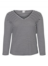 Junarose JRMIGLE LS V-NECK BLOUSE Junarose JRMIGLE LS V-NECK BLOUSE