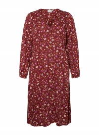 Junarose JRMAUDA LS MIDI DRESS Junarose JRMAUDA LS MIDI DRESS