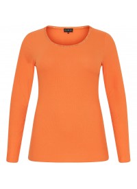 No 1 By Ox Langærmet orange T-shirt 