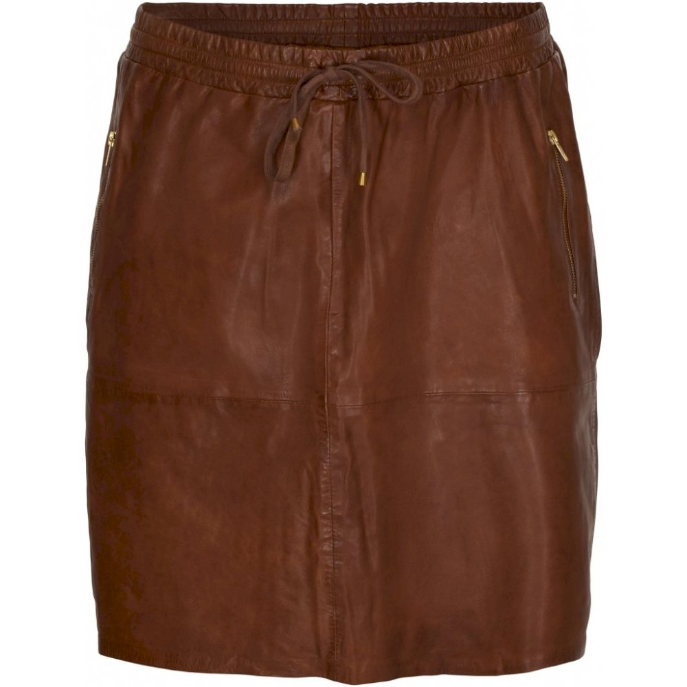 alene Imagination Stifte bekendtskab No 1 by Ox Skind nederdel cognac