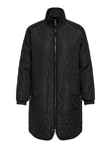 Maison Kitsuné Detachable Hood Quilted Blazer Flap Pockets In Cyan