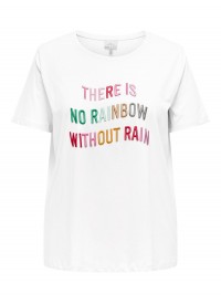 Only Carmakoma rainbow T-Shirt